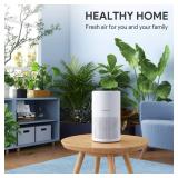 Air Purifiers for Bedroom, FULMINARE H13 True HEPA Air Filter, Quiet Air Cleaner With Night Light, Portable Small Air Purifier for Home, Office, Living Room