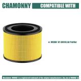 CHAMONNY AP-S0610L Pet Care Filter Replacement, Compatible with MOO-KA AP-S0610L Air Purifier, 3-in-1 H13 True HEPA and Activated Carbon Filters, 2 Pack