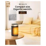 DREO Space Heater, Portable Electric Heaters for Indoor Use with Thermostat and Remote, 2024 Upgraded, Digital Display, 12H Timer, 5 Mode, 1500W PTC Ceramic Fast Safety Heat for Office Bedroom Home