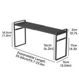 WOCHUANGSI 1pcs Small Narrow Tall Shelf for Windowsill Kitchen Organizer Window Sill Plant Shelf Stackable Shelves Bathroom Sill Thin Shelves for Narrow Spaces Counter Top Racks