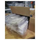 Plufl Hugl Cooling Body Pillow for Adults Made with CloudSupport Fill | U Shaped Maternity Pillows Great for Side Sleepers & Pregnant Women | Washable Cover | Grey