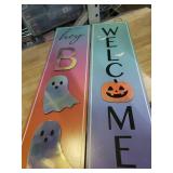 Halloween Welcome Sign Set