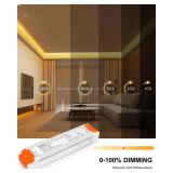 VEURCHY 120W 24V Dimmable LED Driver,Triac Dimmable Transformer AC 120V to DC 24V 120 Watt Compatible with Lutron & Leviton Dimmer Switches, Dimmer Led Power Supply 24 Volt for Strip Lights