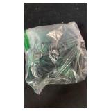 Dark Green Velvet Hair Bow Barrettes Long Tail Ponytail Holder Bow-Knot Hair Clips Alligator Hairpins Big for Women Girls Fall Winter Christmas Holiday Party Dress Decor Accessory Gift