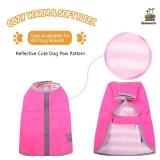 Queenmore Cold Weather Dog Coats Loft Reversible Winter Fleece Dog Vest Waterproof Pet Jacket Available in Extra Small, Small, Medium, Large Extra Large Sizes