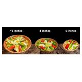 United Brands USA Wood Wooden Salad Bowl Set 4 (10 inches)