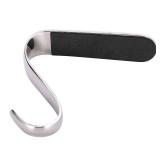 DOYOLLA Christmas Stocking Holders Xmas Fireplace Hanger Hooks Holiday Mantel Garland Clips Metal Grips Set of 4 (Silver)