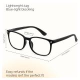 CCVOO Reading Glasses for Women/Men, Eyeglasses, Blue Light Readers for Women/Men, Computer Eye Glasses, Cheaters