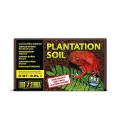 Exo Terra Plantation Soil, 8 Qt (8.8 L) - 100% Natural Terrarium Substrate | Increases Humidity, Stimulates Digging & Burrowing | Ideal for Natural Terrarium Setups & Live Plants