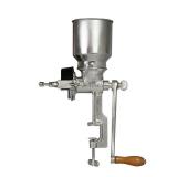 Victoria Manual High Hopper Grain Grinder  Silver