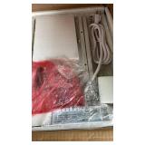 SUPERJARE Nightstand with Charging Station, Bed Side Table with Adjustable Fabric Drawer, Night Stand for Bedroom, 3-Tier Storage End Table, for Living Room, White Maple