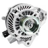 11176N New Alternator Compatible with 2006-2011 Honda Civic 1.8L L4, 80A 12V, 7-Groove Pulley, Replace# 11176, 31100RNAA01, 31100RNAA01RM, 31100RNAA012M2, AHGA67, A002TC1391, SB347