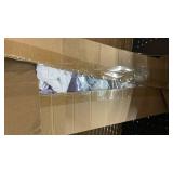 Luxudecor Floral Comforter Set Full Size 7 Piece, Purple Flower Bed in a Bag, Elegant Floral Comforter with Sheet Set, Soft Microfiber Bedding Set for All Season (Purple, 80\'x90\')