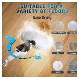 Steam Mop - 11-in-1 Steam Cleaner for Home with 15.2 OZ Water Tank & 23FT Power Cord, Detachable Steam Mops for Floor Cleaning MultiPurpose Steamer for Hardwood, Tile, Furniture with 11 Accessories