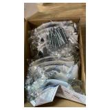 Ravinte 10 Pack 3\' Drawer Pulls Flat Black Cabinet Cup Pulls Kitchen Hardware Cabinet Handles Drawer Handles Knobs 3 inch Hole Center