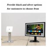 ATOPHK Aluminum Stand for Ech_ooo Show 15 & 21, Swivel & Tilt Adjustable with 360 Rotation & 50 Tilt, Compatible with Echo Show, Durable & Non-Slip Design, Silver