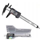 Simhevn Electronic Digital Calipers, inch and Millimeter Conversion,LCD Screen displays 0-6\' Caliper Measuring Tool, Automatic Shutdown, Suitable for DIY/Jewelry Measurement (New150mm Black Plastic)