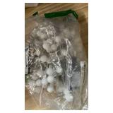 White Plastic Beads String lights