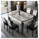 Dining Room Table and Chairs Wall Art Print