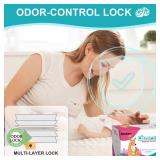 Refills Compatible with DEKOR Classic Diaper Pail Refill Bags| 8 Pack| Super Powerful Odor Eliminator Extra Thick Diaper Pail Bags| Each Holds up to 5544 Diapers| Fresh Lemon Scent| Easy to Replace