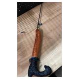 Witch foot yard decor