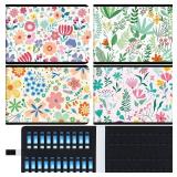 Silkfly 4 Pack Homeopathy Organizer Box Foldable Homeopathy Storage Case Box Kit for 42 Tubes Home Travel Use