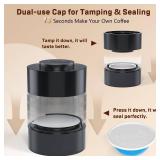 Nessus Reusable Pod Kit for Nespresso Pods Vertuo, Reuse Old Coffee Pods for Nespresso Vertuo: 100 Pcs Aluminum Foil Seal Lid, Holder, Brush, Refillable Vertuo Plus Next Capsule Machine(No Pods Come)