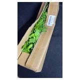 Ttranewsoo Artificial Greenery Stems, 43.3\' Nandina Branches Tall Faux Plant Stems for Vase, Greenery Decor Stems Leaves Bunches for Shop Garden Office Home DÃ©cor(4Pcs,Green)