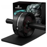 Vinsguir Ab Roller Wheel, Abs Workout Equipment for Abdominal & Core Strength Training, Exercise Wheels for Home Gym, Fitness Equipment for Core Workout with Knee Pad Accessories