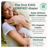 Our Diapers | The First EWG Verified & Microbiome-Friendly Diaper | 12-Hour Leak Protection | Made with Organic Cotton & Plant-Derived Materials | Totally Chlorine Free | Size 1 (7-14 lbs) 70 Count