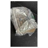 QEEIG Bathroom Shelves Over Toilet - Wall Mounted Floating Shelves Toilet Paper Storage Small Farmhouse Decor Shelf 16 inch Set of 2, Rustic Brown (019-BN2)