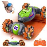 QXHOL Gesture Sensing RC Stunt Car for Boys 6-12 Year Old, 4WD Remote Control Cars Toys with Lights Music, Best Birthday Gifts for Kids, 2.4Ghz Hand Control Drift Car