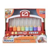 Farm Animals Keyboard Preschool Learning Toy with Silly Sounds and Light-Up Piano with Learning Songs for Infants