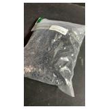 DUOBAO Black Tree Skirt 48 Inch Sequin Velvet Shimmering Outdoor Ornament Christmas Skirts for Luxury Glittery Mermaid Floor Mat Xmas Holiday Home Decor