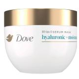 Dove Hair Hyaluronic Moisture for Dry Hair 10-in-1 Hydrating Hair Mask with Bio-Protein Care Technology and Hyaluronic Serum 9.2 Fl Oz