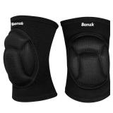 Banzk Protective Knee Pads, Thick Sponge Anti-slip,Women's/Men's Knee Pads for Volleyball, Rock Climbing, Cycling, Dancing, Gardening, Gardening, Flooring, House Cleaning, Construction Work with Thick