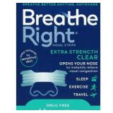 Breathe Right Extra Strength Drug-Free Clear Nasal Strips - 31ct