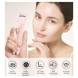 Heated Eyelash Curler Premium PRO - Fast Heat up in 8s - 24 Hours Long Lasting - Rechargeable Electric Eyelash Curler with Type-C, Innovative L Silicone, 2 Heat Modes, Gift for Women (Pink-C)