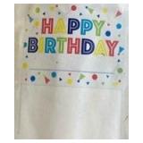 Happy Birthday Yard Sign with Stakes 24x18in