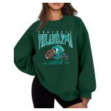 MAXIMGR Football Sweatshirt Women Game Day Sweatshirts Football Team Fans Pullover Shirt Sunday Funday Long Sleeve Tops SIZE M MAXIMGR Football Sweatshirt Women Game Day Sweatshirts Football Team Fans Pullover Shirt Sunday Funday Long Sleeve Tops SIZE M