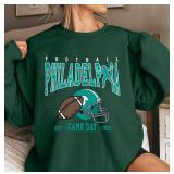 MAXIMGR Football Sweatshirt Women Game Day Sweatshirts Football Team Fans Pullover Shirt Sunday Funday Long Sleeve Tops SIZE M MAXIMGR Football Sweatshirt Women Game Day Sweatshirts Football Team Fans Pullover Shirt Sunday Funday Long Sleeve Tops SIZE M