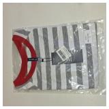 IWOLLENCE Women's Loose Casual Summer Striped Tops Crewneck 1/2 Short Sleeve Color Block Tee Oversized Cropped Shirts SIZE L IWOLLENCE Women's Loose Casual Summer Striped Tops Crewneck 1/2 Short Sleeve Color Block Tee Oversized Cropped Shirts SIZE L