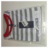 IWOLLENCE Women's Loose Casual Summer Striped Tops Crewneck 1/2 Short Sleeve Color Block Tee Oversized Cropped Shirts SIZE L IWOLLENCE Women's Loose Casual Summer Striped Tops Crewneck 1/2 Short Sleeve Color Block Tee Oversized Cropped Shirts SIZE L