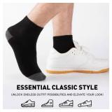 26 Pack Men & Women Ankle Socks - Bulk Athletic Unisex Quarter Breathable Thin Casual Basic Socks, Size 8-12/12-16 26 Pack Men & Women Ankle Socks - Bulk Athletic Unisex Quarter Breathable Thin Casual Basic Socks, Size 8-12/12-16
