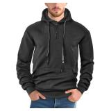 Men's Fashion Textured Pullover Hoodie Casual Lightweight Thermal Sweatshirt Quarter button Long Sleeve sweater SIZE S Men's Fashion Textured Pullover Hoodie Casual Lightweight Thermal Sweatshirt Quarter button Long Sleeve sweater SIZE S