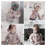 Simplee kids Baby Cardigan Cable Knit Toddler Cardigan Long Sleeve Fall Winter Open Front Knit Sweaters Size 90 Simplee kids Baby Cardigan Cable Knit Toddler Cardigan Long Sleeve Fall Winter Open Front Knit Sweaters Size 90