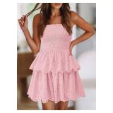 BTFBM Summer Dresses for Women 2025 Tube Strapless Mini Hollow Out Lace Wedding Guest Dress Size XL BTFBM Summer Dresses for Women 2025 Tube Strapless Mini Hollow Out Lace Wedding Guest Dress Size XL