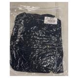 ANRABESS Womens Summer V-Neck Drawstring Ruffle Cap Short Sleeve Casual Shift Mini Dress with Pockets Black Medium ANRABESS Womens Summer V-Neck Drawstring Ruffle Cap Short Sleeve Casual Shift Mini Dress with Pockets Black Medium