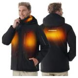 InoKraft Heated Jacket for Men with Battery Pack Included,Water-Resistant Men's Heated Winter Coat(Charger Not Included) Size Medium InoKraft Heated Jacket for Men with Battery Pack Included,Water-Resistant Men's Heated Winter Coat(Charger Not Included) Size Medium