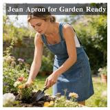 Chefs Apron, Aprons for Women & Men with Pockets, No Tie Apron, Basic Cotton Apron, Kitchen Apron, Easy to Put On & Take Off, Cross Back Aprons Chefs Apron, Aprons for Women & Men with Pockets, No Tie Apron, Basic Cotton Apron, Kitchen Apron, Easy to Put On & Take Off, Cross Back Aprons